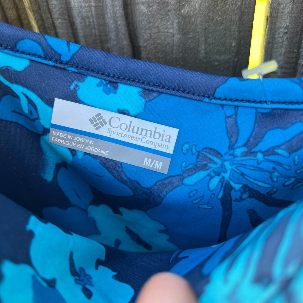 Columbia Blue Floral Tank Mini Dress - Picture 12 of 14